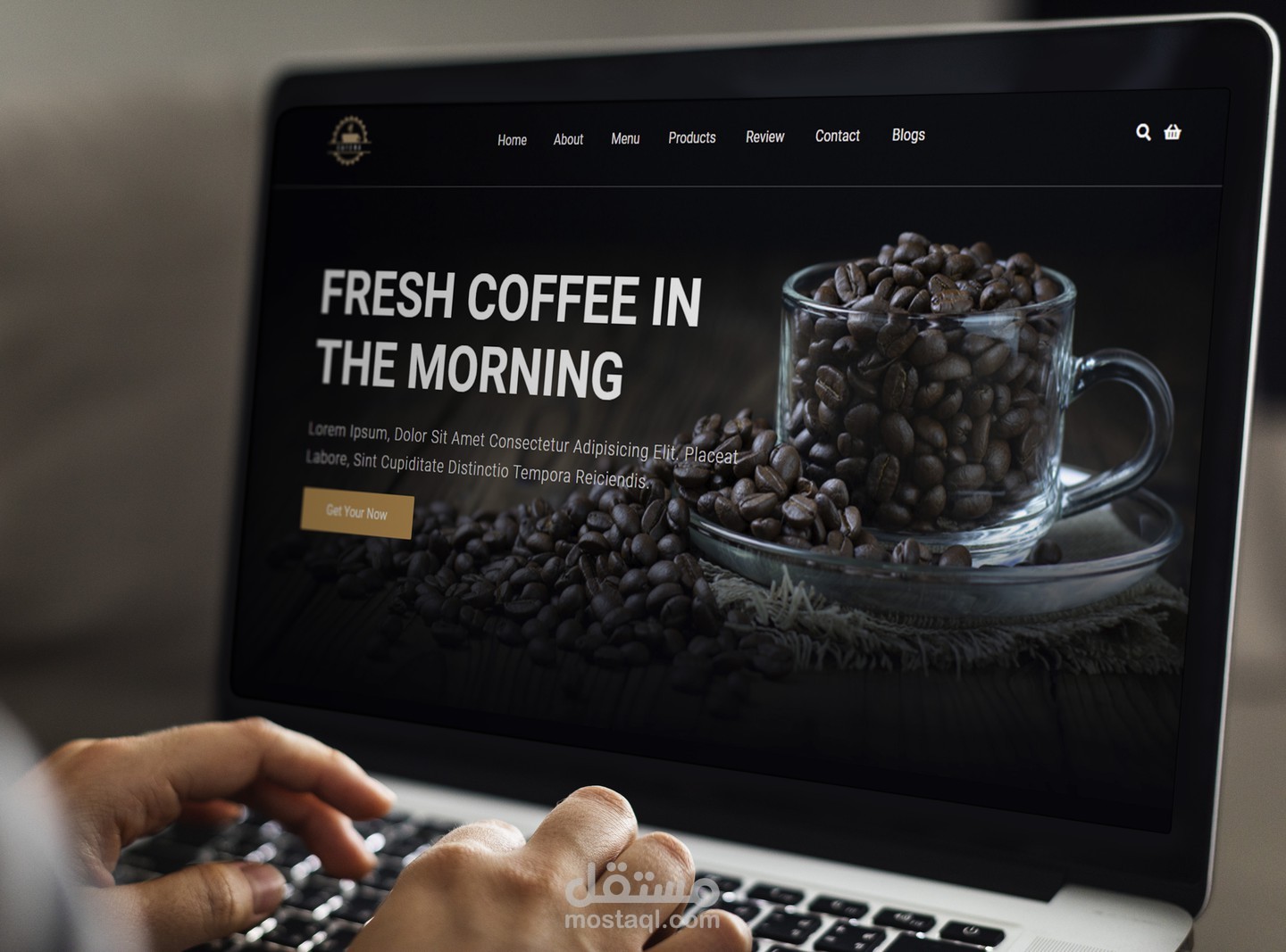 website coffee [psd to code]