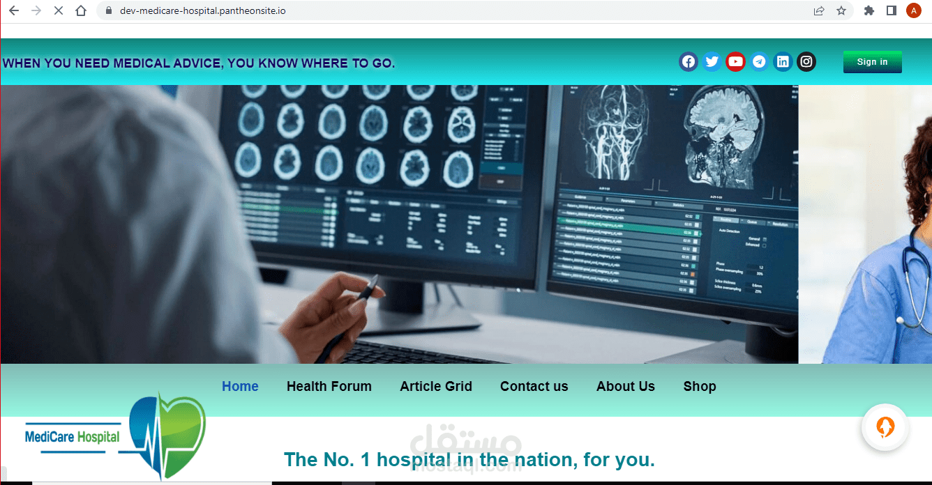 Medicare-hospital Website