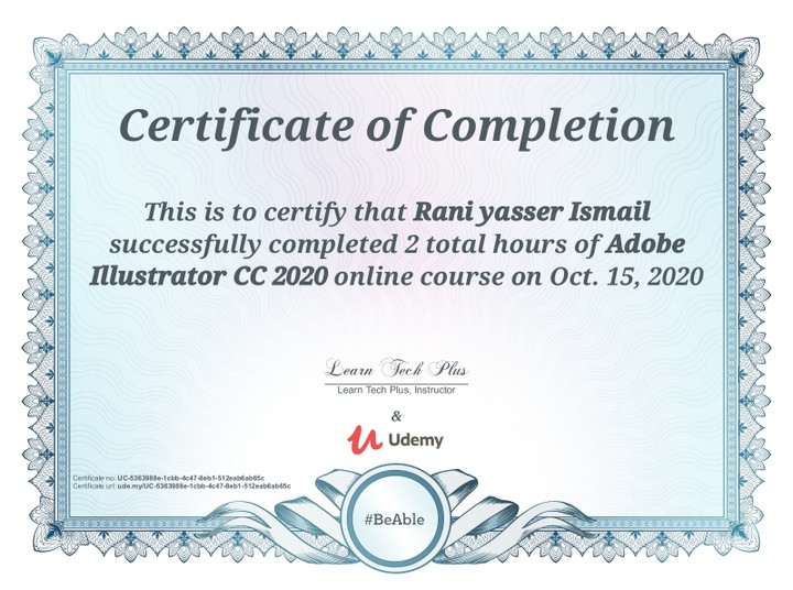 illustrator certificate