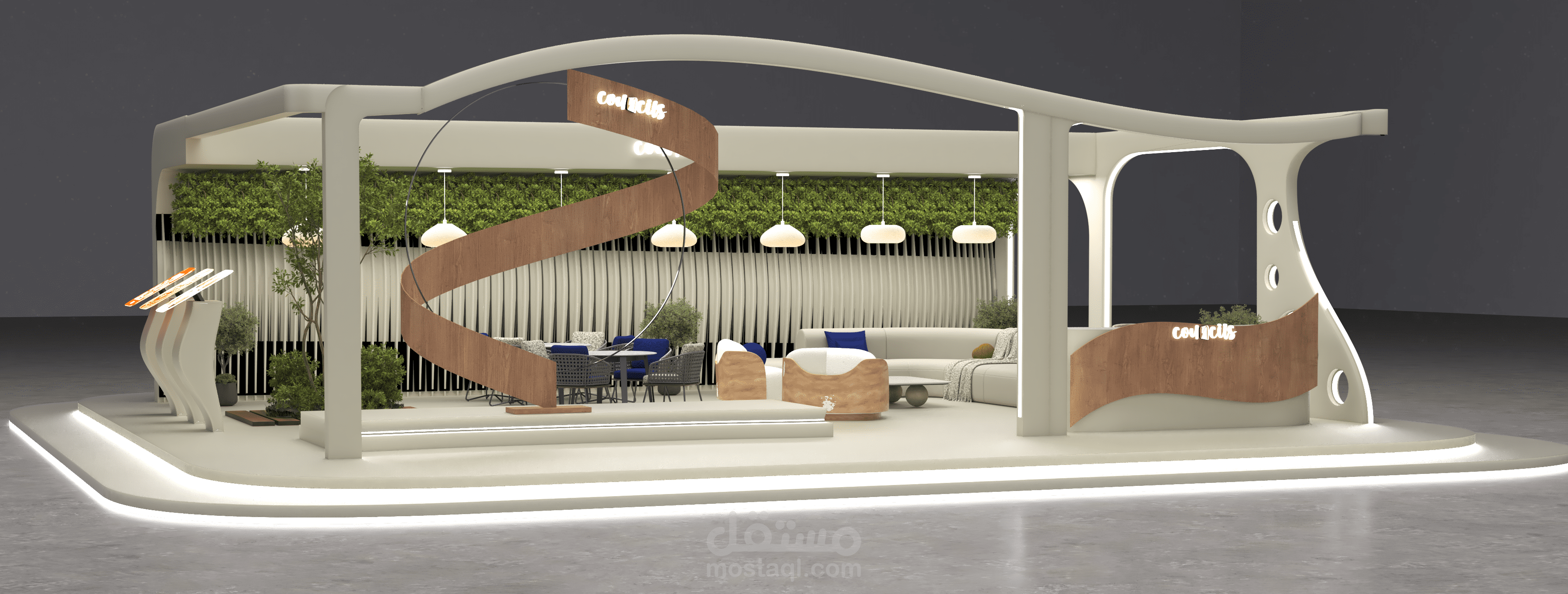 تصميم بوثات ابداعيه مع الالتزام بالهويه البصريه