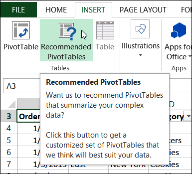 Simplify Data Using Excel Pivot tables