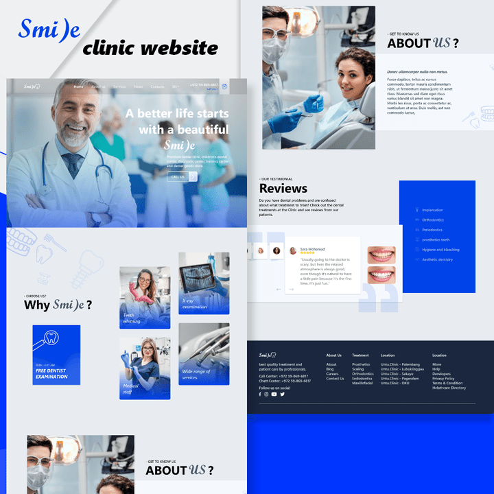 Smile clinic website