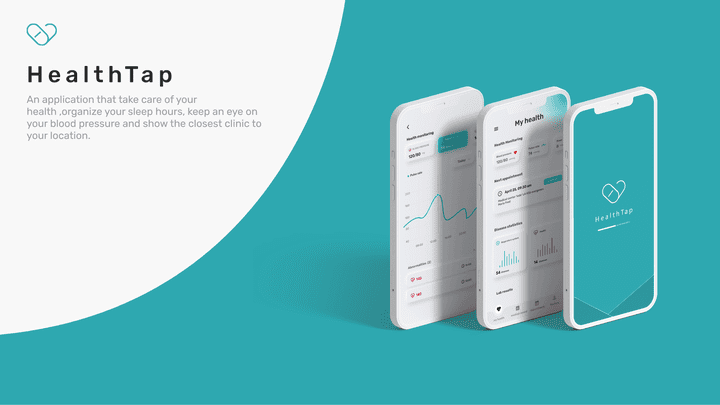 Health tap UI App design