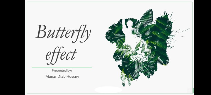 Presentation about butterfly effect