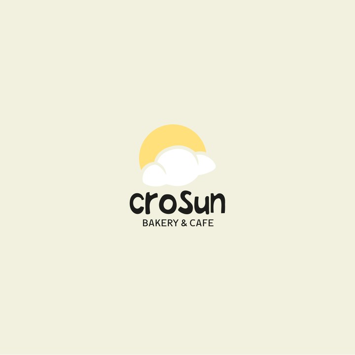 شعار مقهى ومخبز صباحي CroSun