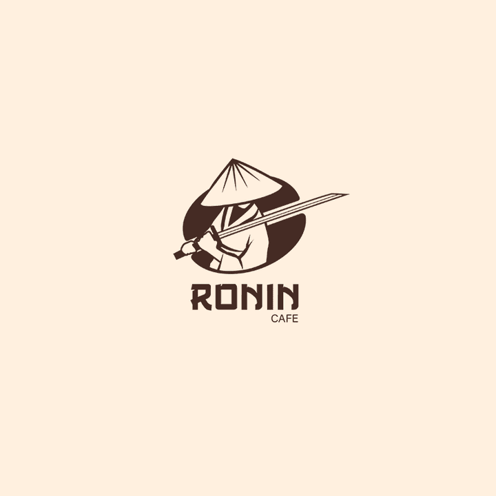 شعار مقهى ياباني Ronin