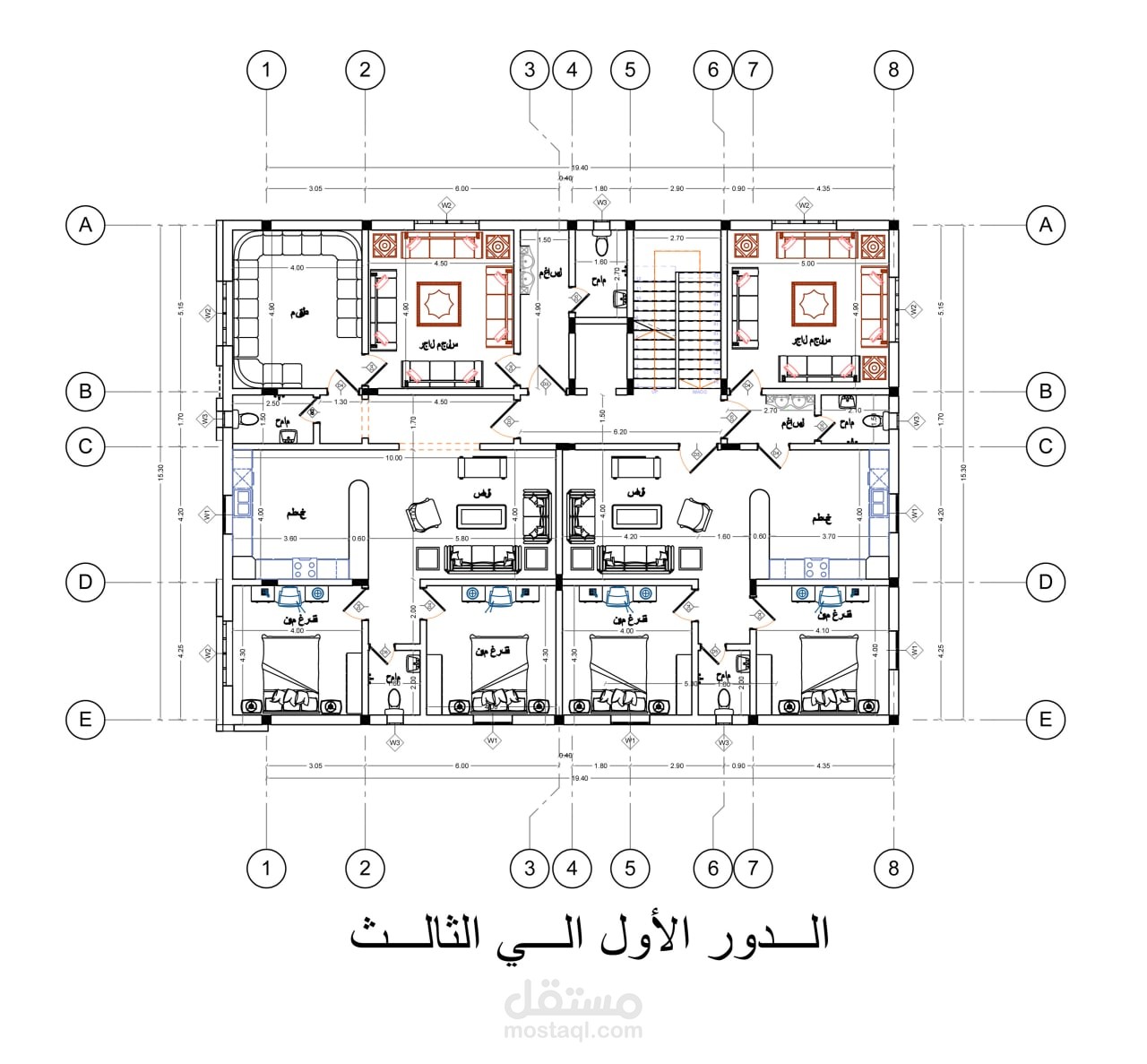 تصميم مخططات معمارية