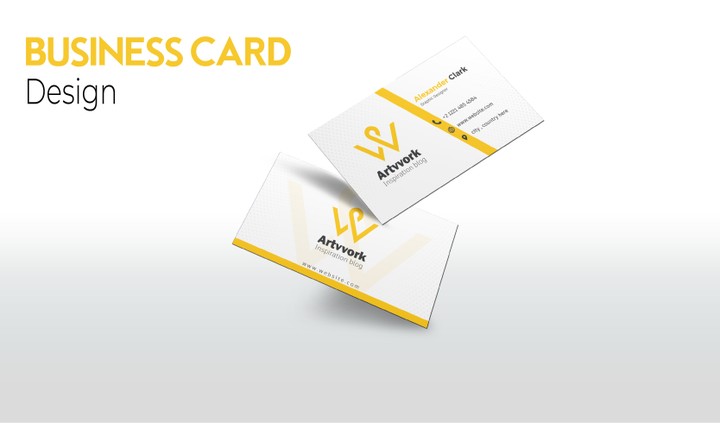 تصميم بطاقة اعمال  Business card