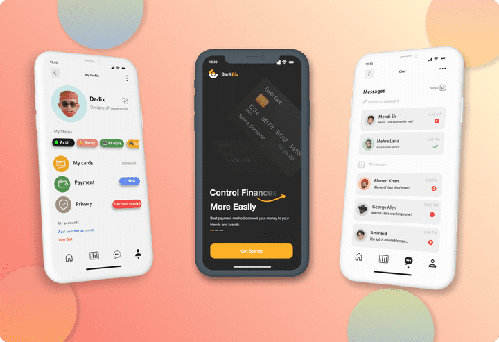 UI design for mobile application