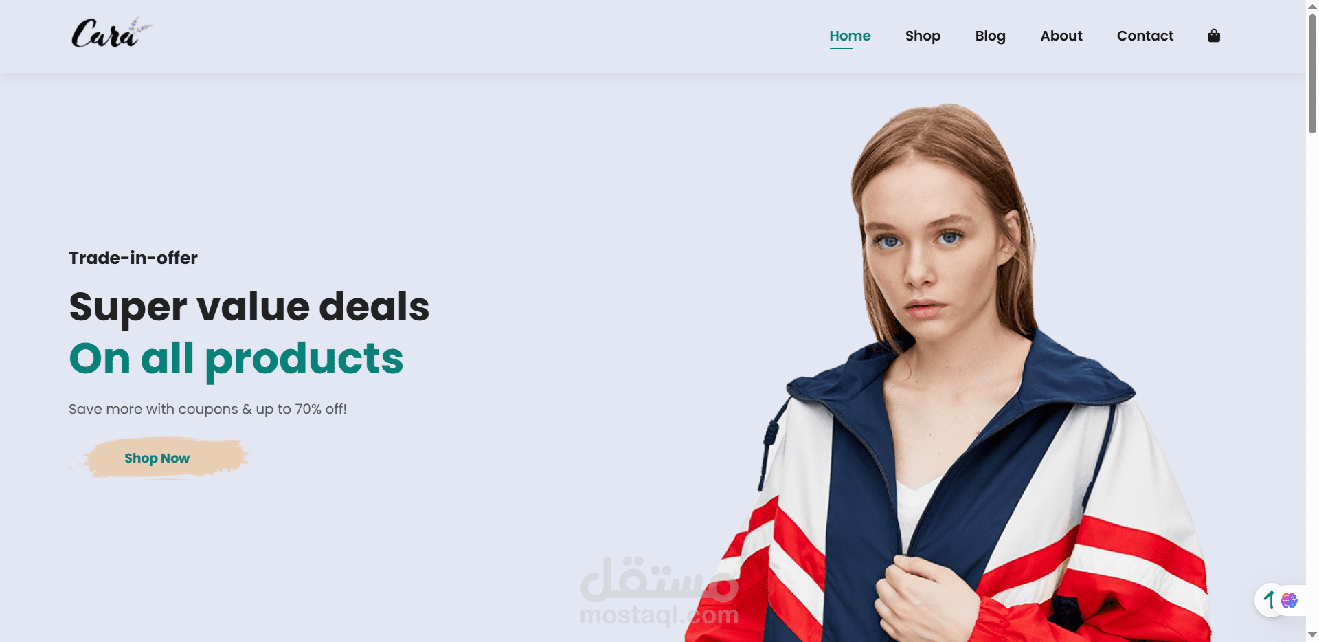 إنشاء متجر إلكتروني احترافي باستخدام HTML, CSS, JS | مستقل