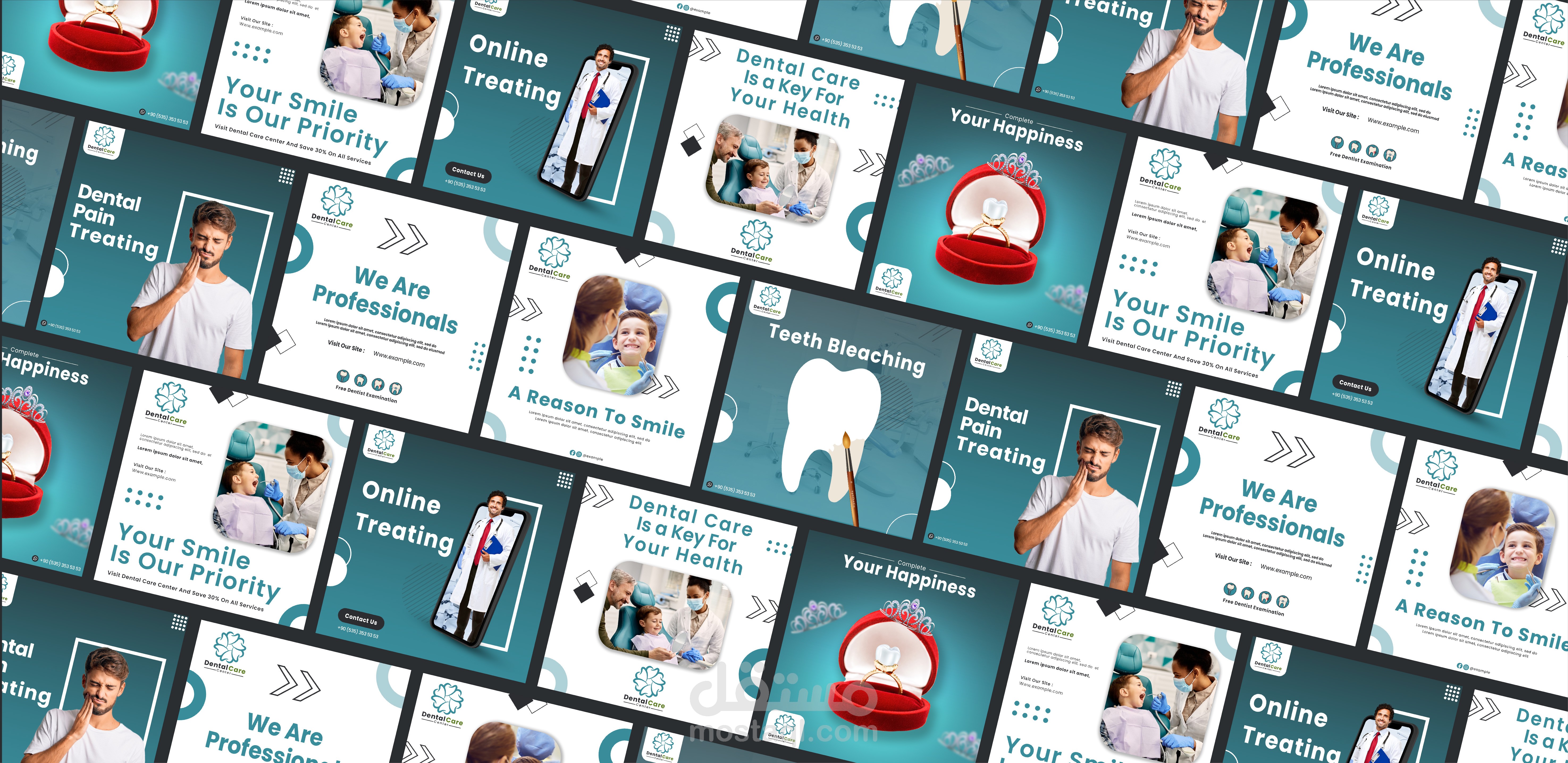 Dental Care Center - Social Media Designs