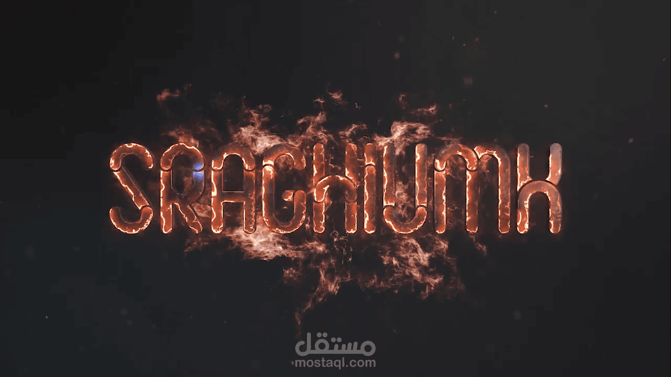 3D Motion Text Intro | مستقل