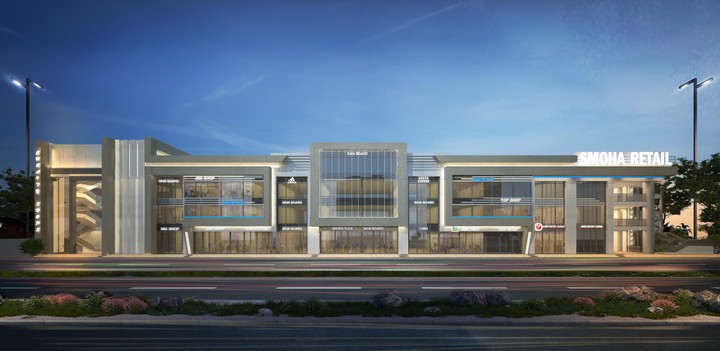 design elevation of Smoha retail