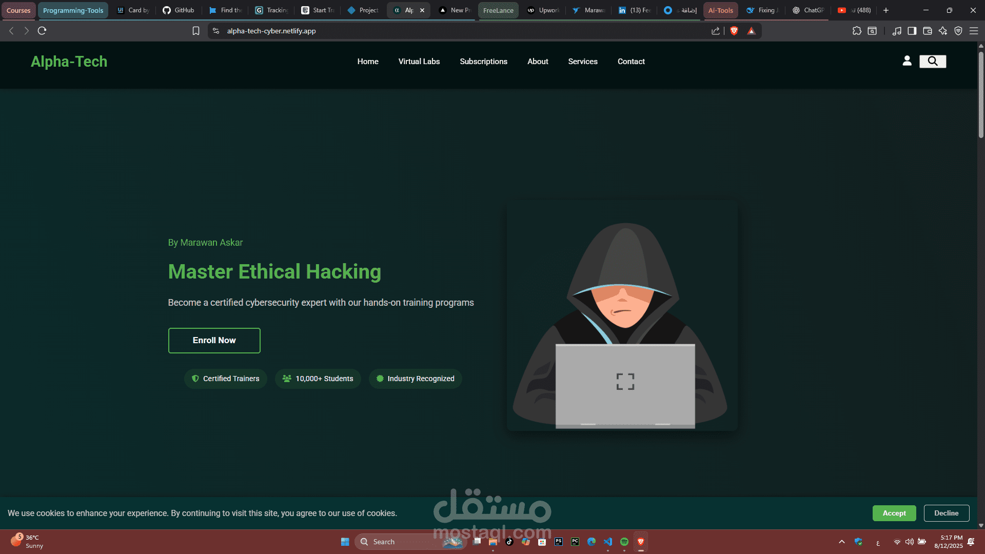 موقع لشركة اختبار اختراق