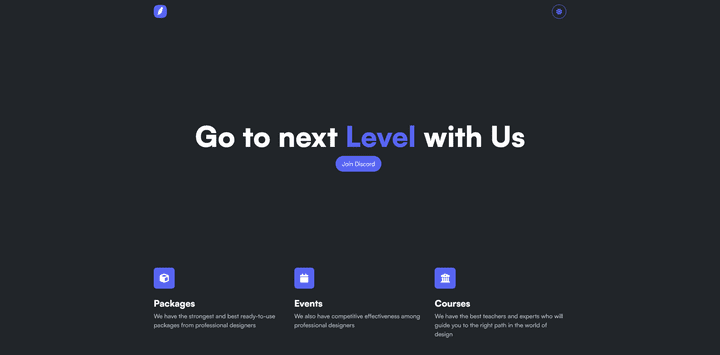 Designers Community Landing Page