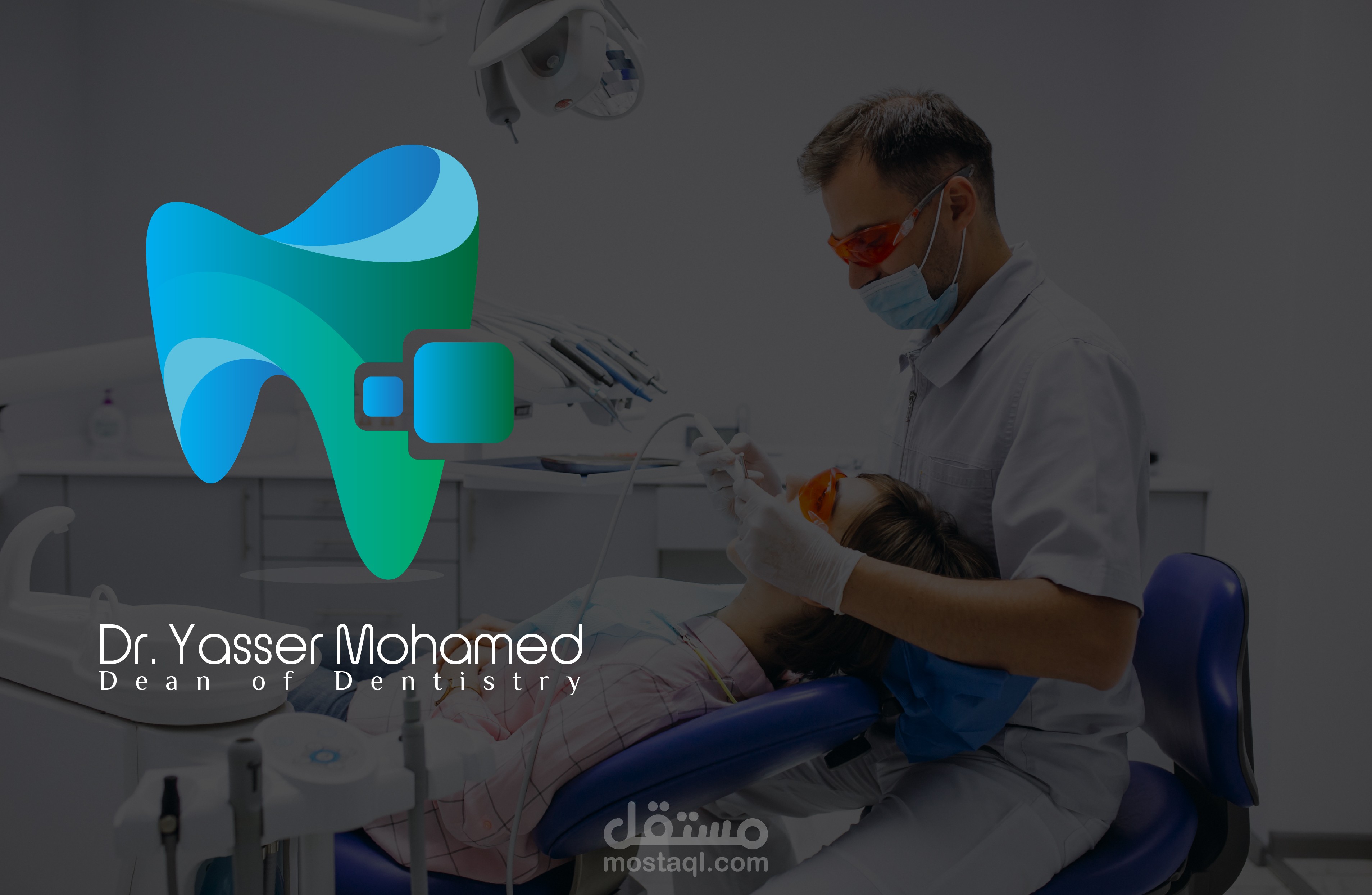 Logo Design Dentist Yasser Mohamed