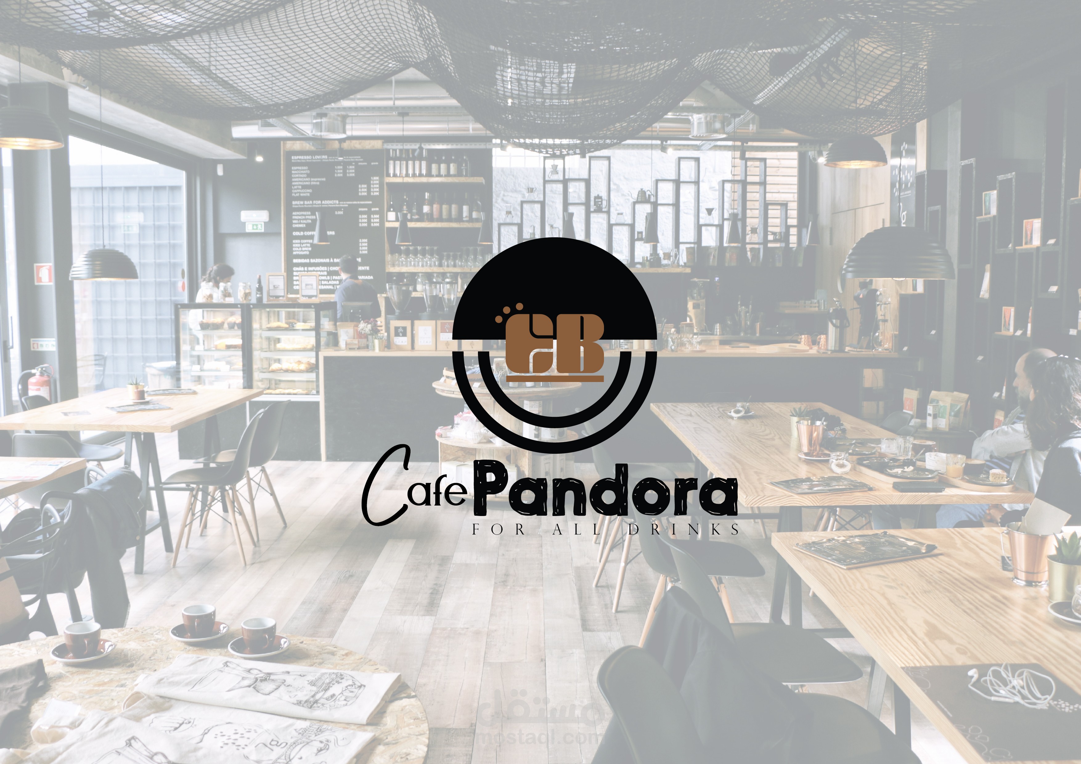 Logo Design Cafe Pandora