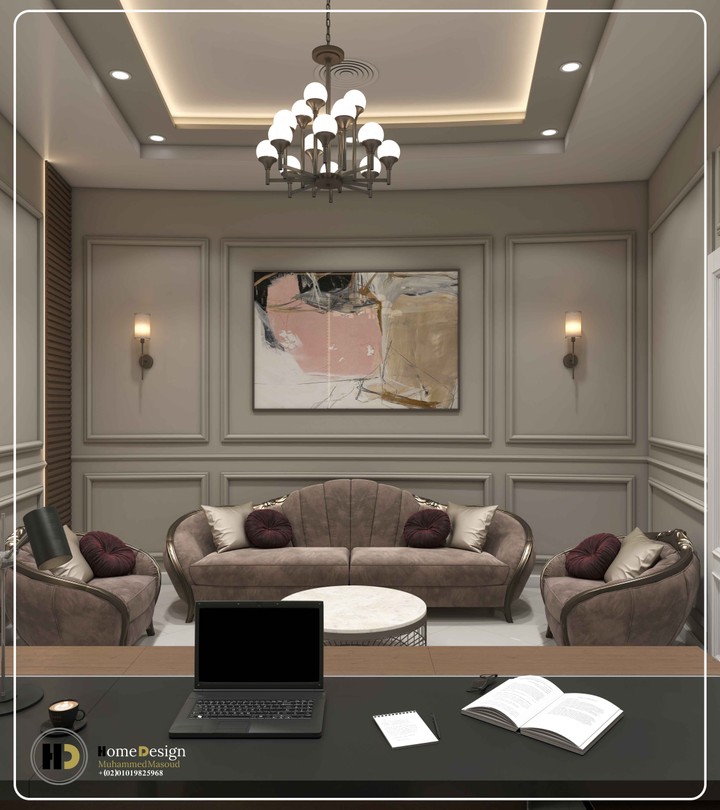 Neoclassical office interior design