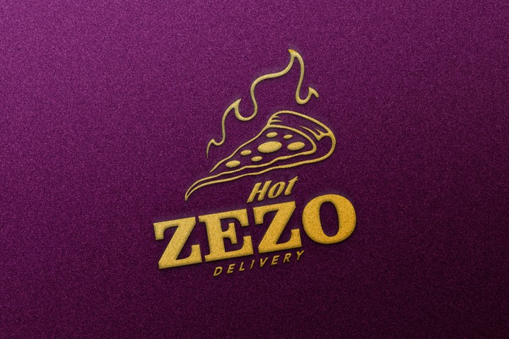 شعار لمطعم بيتزا Zezo