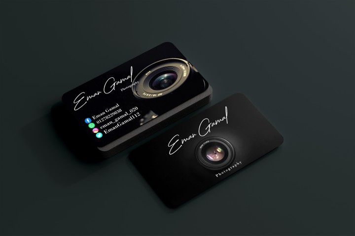 Business card for photographer