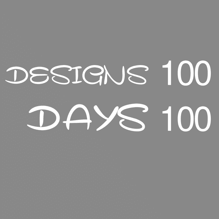 100 design 100   days