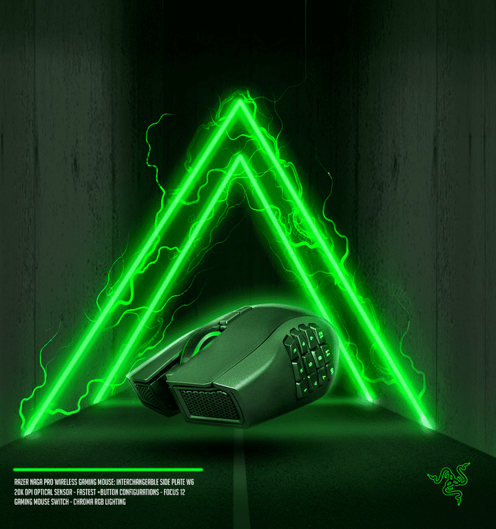 اعلان سوشل ميديا mouse razer