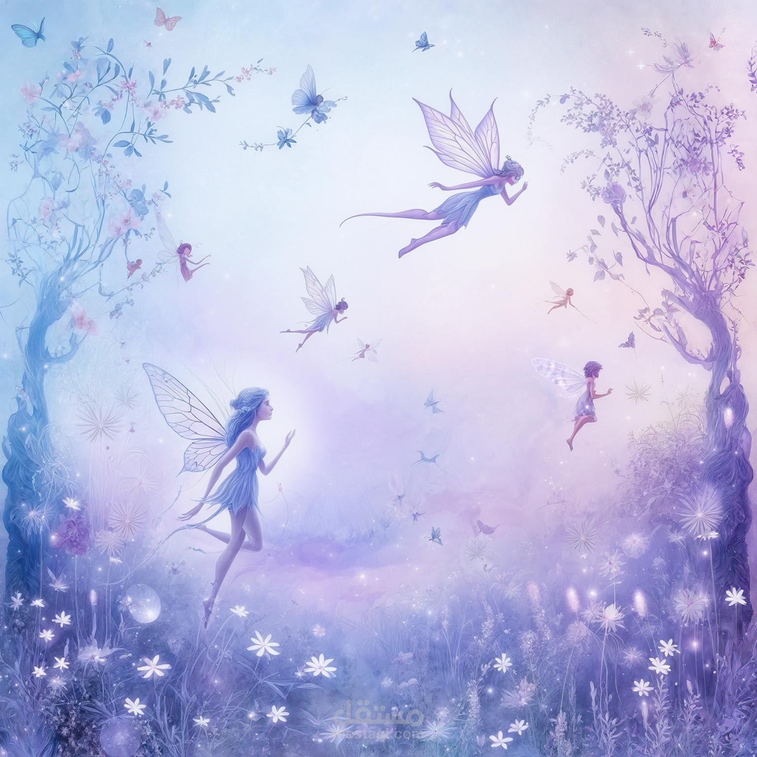 Fantasy desktop wallpaper – AI-generated sample
