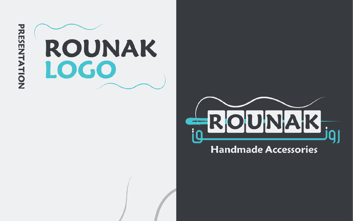 Rounak - رونق ( Logo Identity )