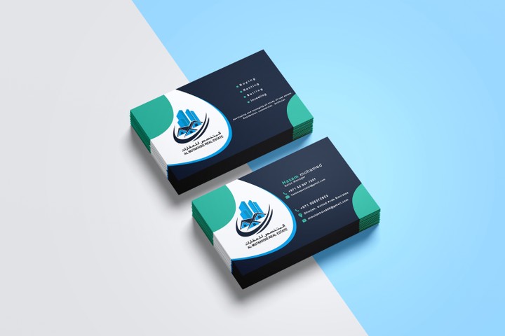 REAL ESTATE COMPANY BUSINESS CARD - كارت اعمال لشركه عقارات