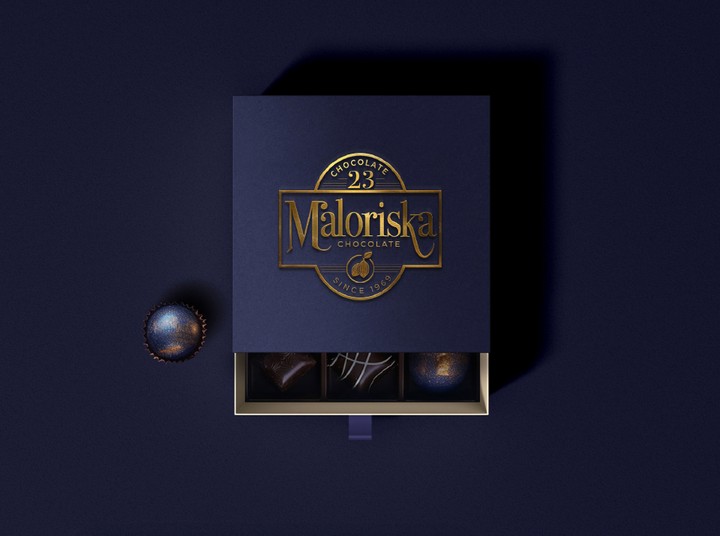 Maloriska Chocolate دبي - الجميرا (( هوية بصرية))  Branding