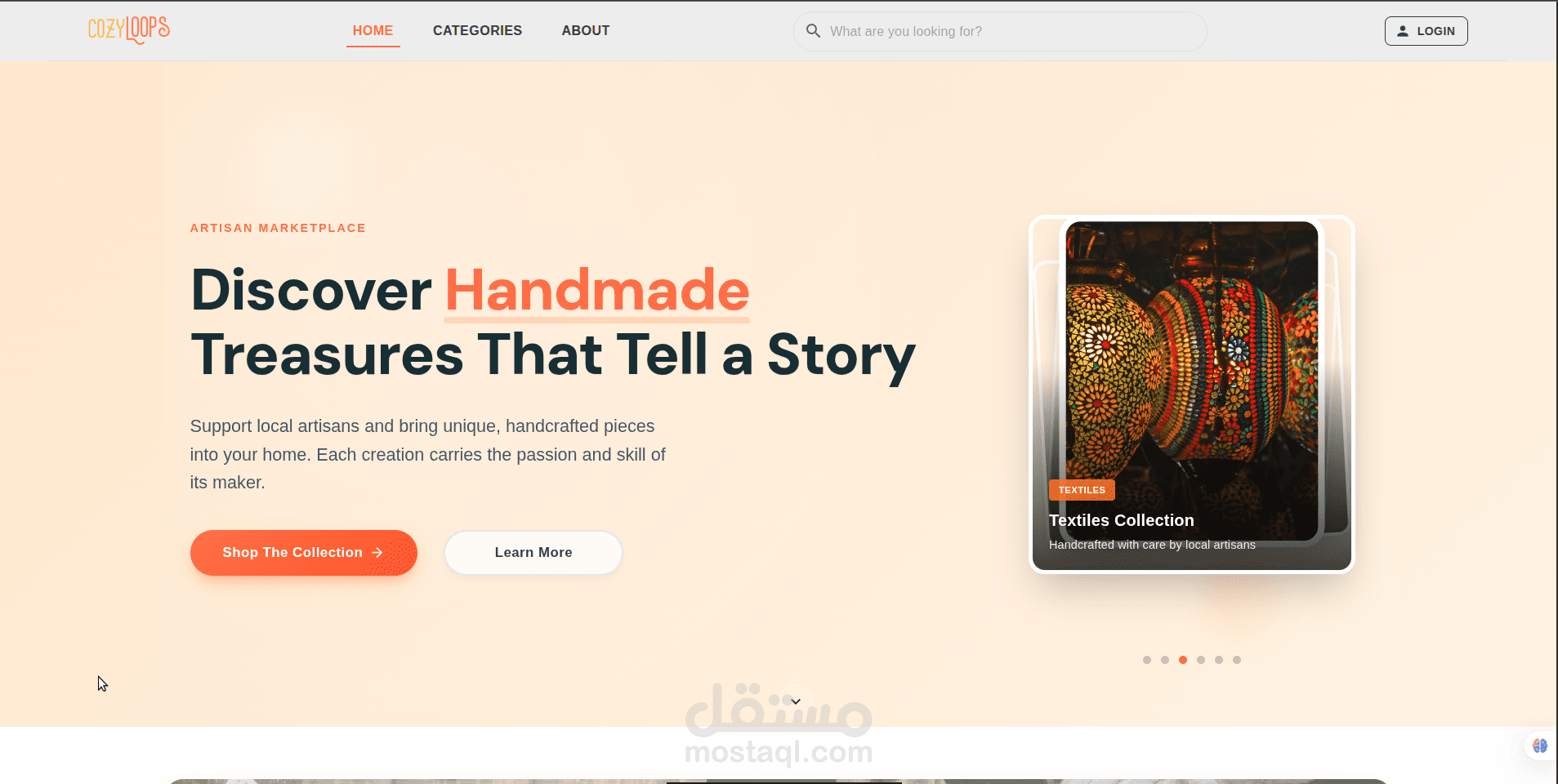 Cozy Loops E-commerce Frontend