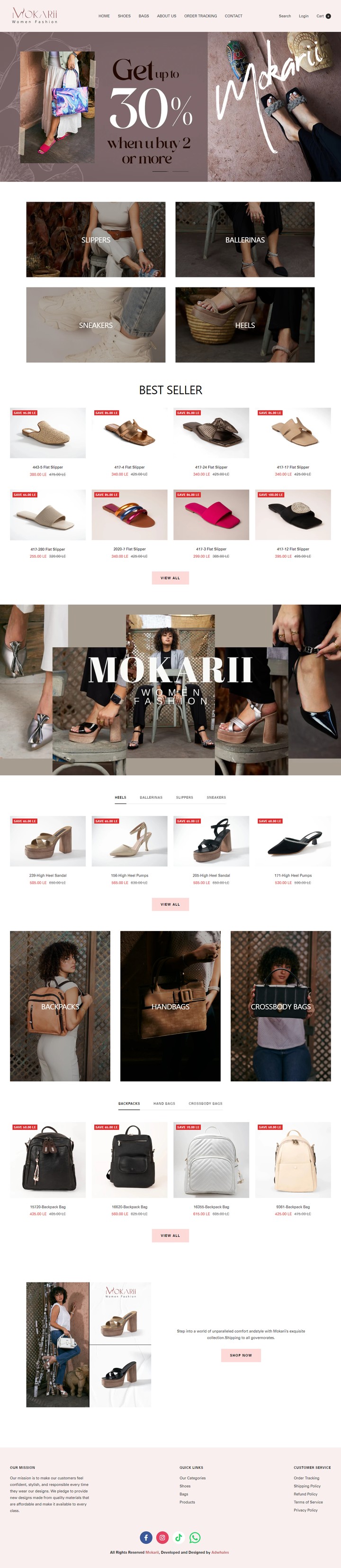 (Shopify )Store Mokarii