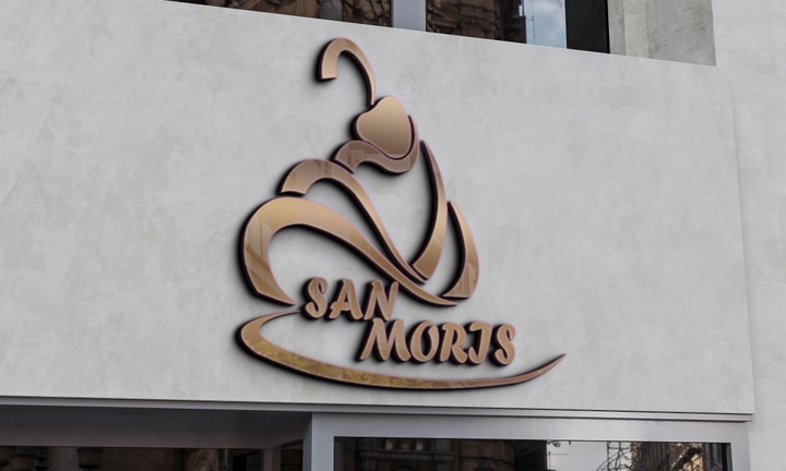 Logo SAN MORJS || شعار متجر حلويات