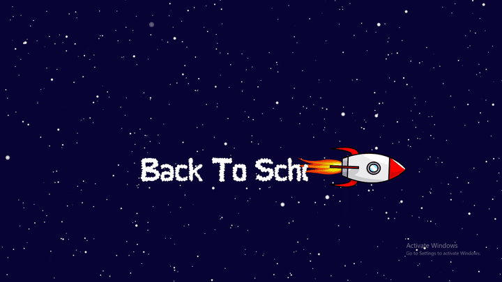 Back To School (Motion Graphic)