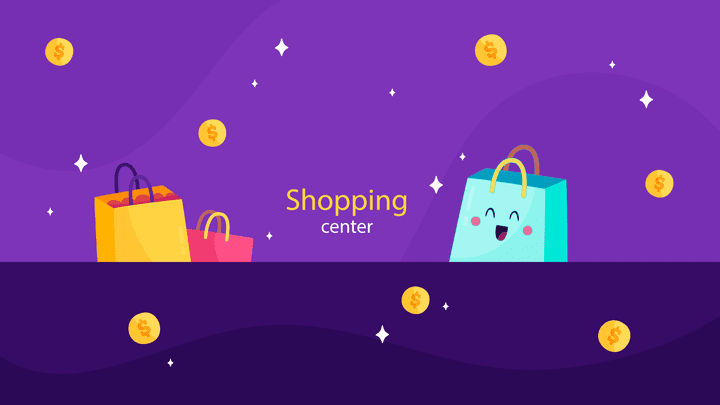 عمل تصاميم للتسوق shopping