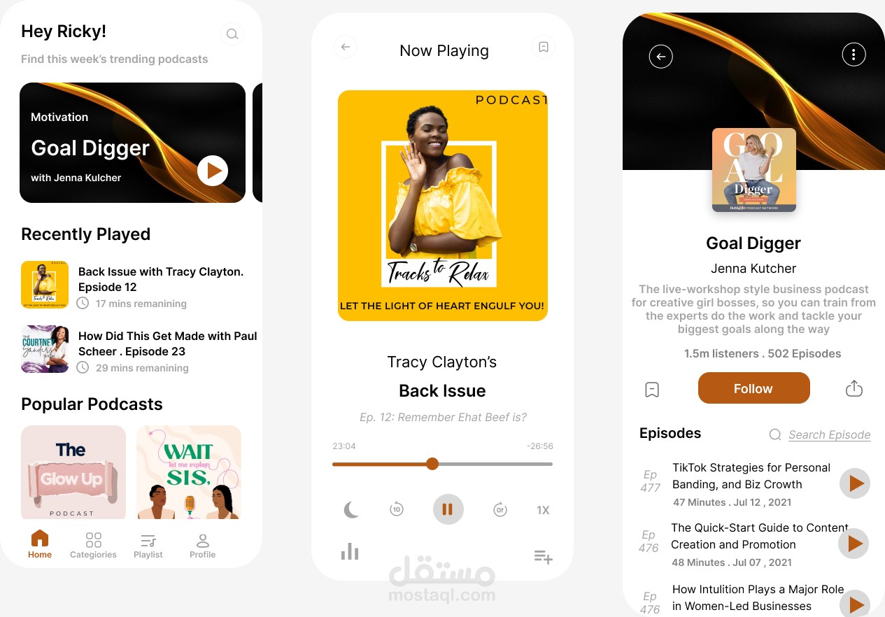 Podcast ux ui | مستقل