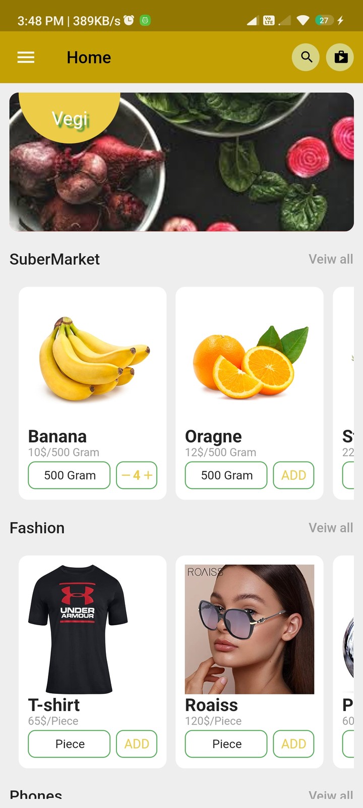 E-commerce app