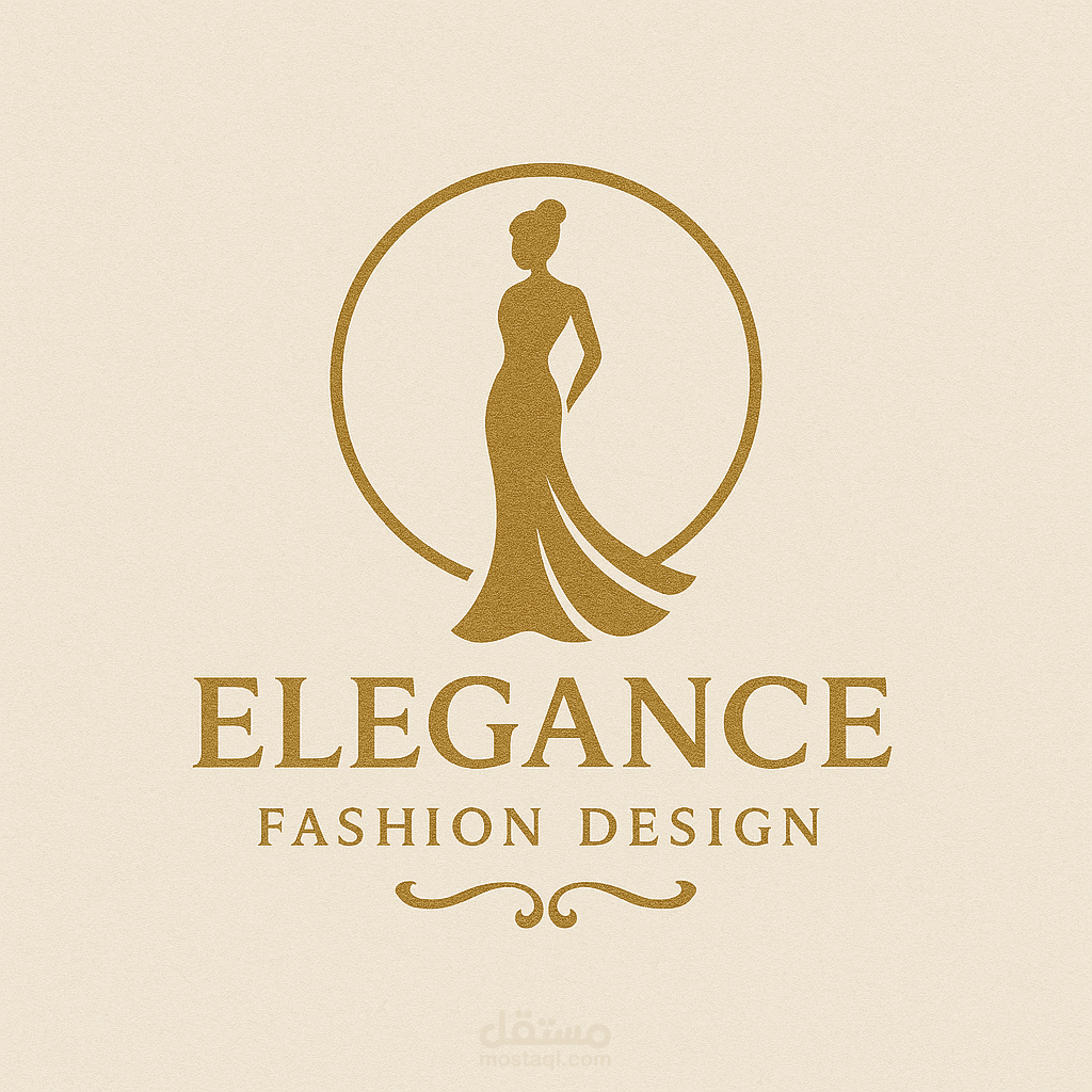 شعار "Elegance"  شركة تصميم أزياء