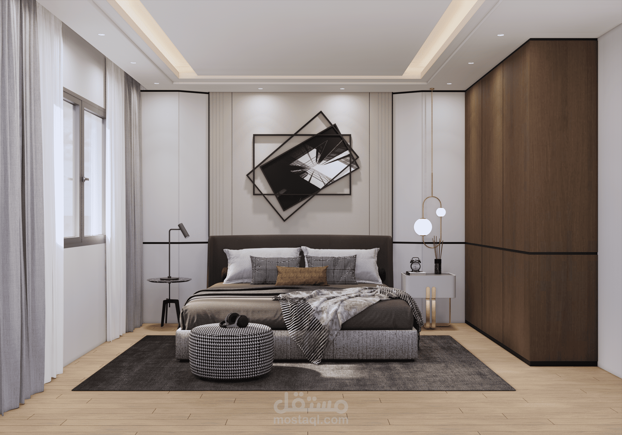 تصميم غرفة نوم  master bedroom