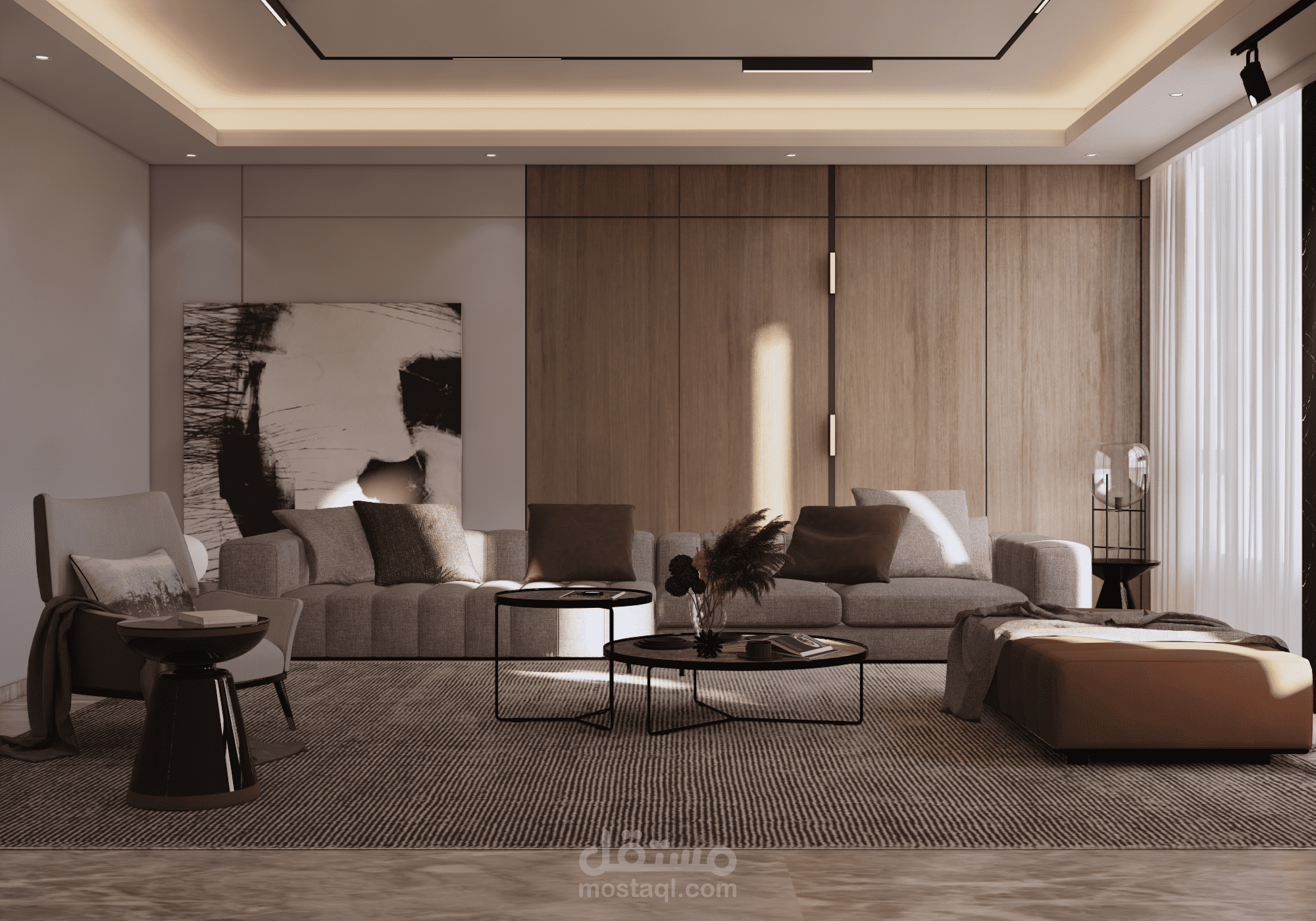 تصميم غرفة معيشة Living room