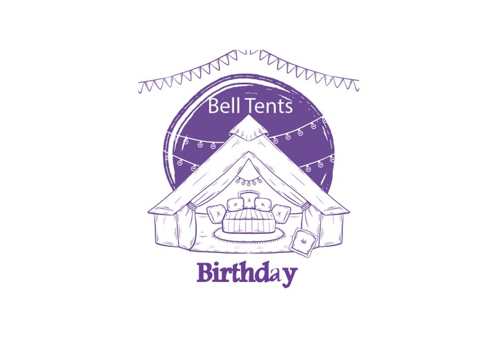 Logo for a children's birthday party rental company