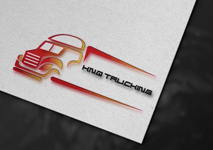 Logo for a land transport company