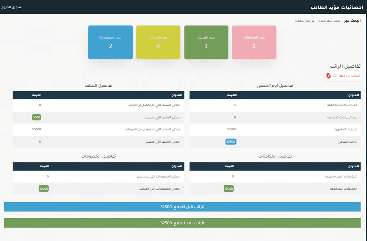 موقع ويب الموارد البشرية لإدارة الموظفين