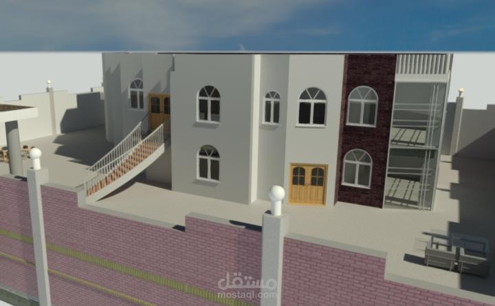 تصميم مبنى  3D&2D