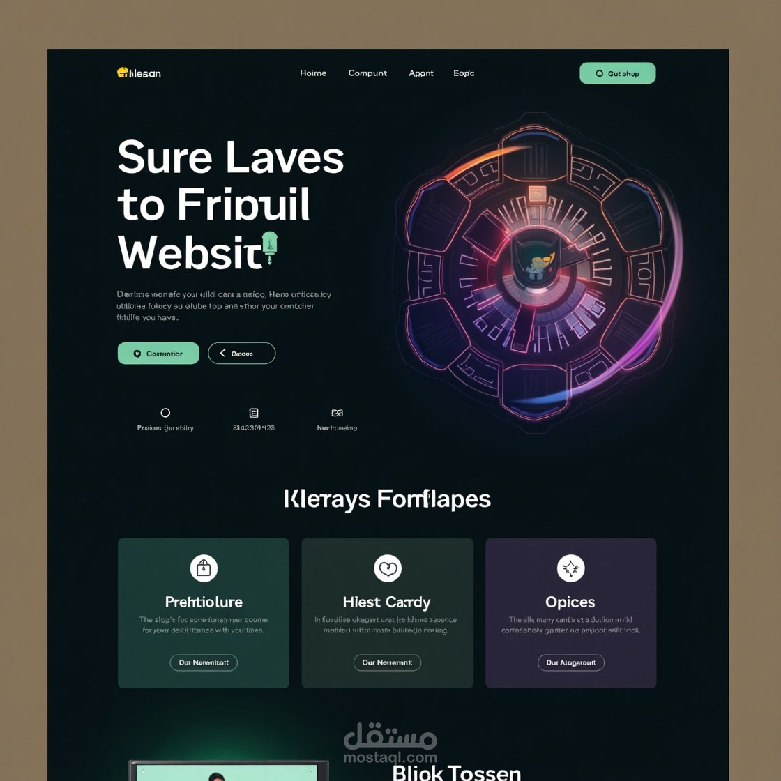 landing page