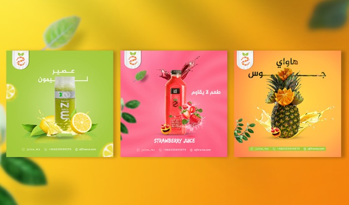 Social Media Designs | MZ Juice