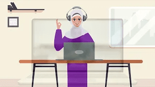 موشن جرافيك لأكاديمية أية لتعليم القرأن للأجانب