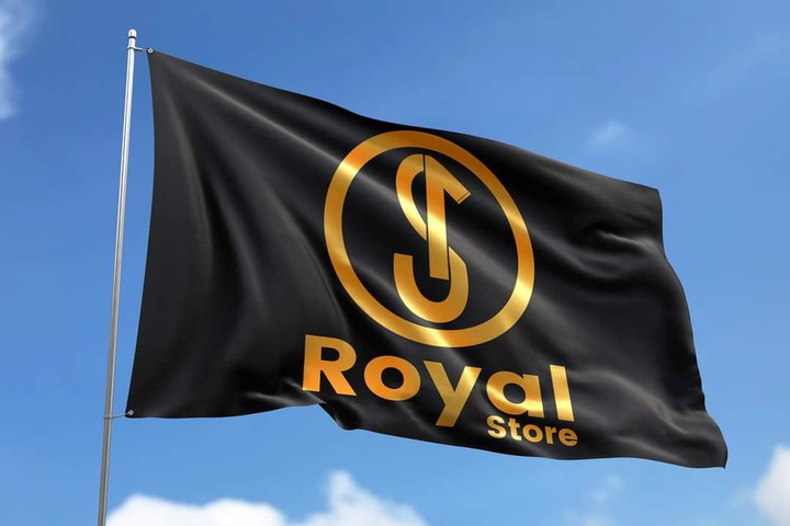 تصميم لوجو محل ملابس royal store