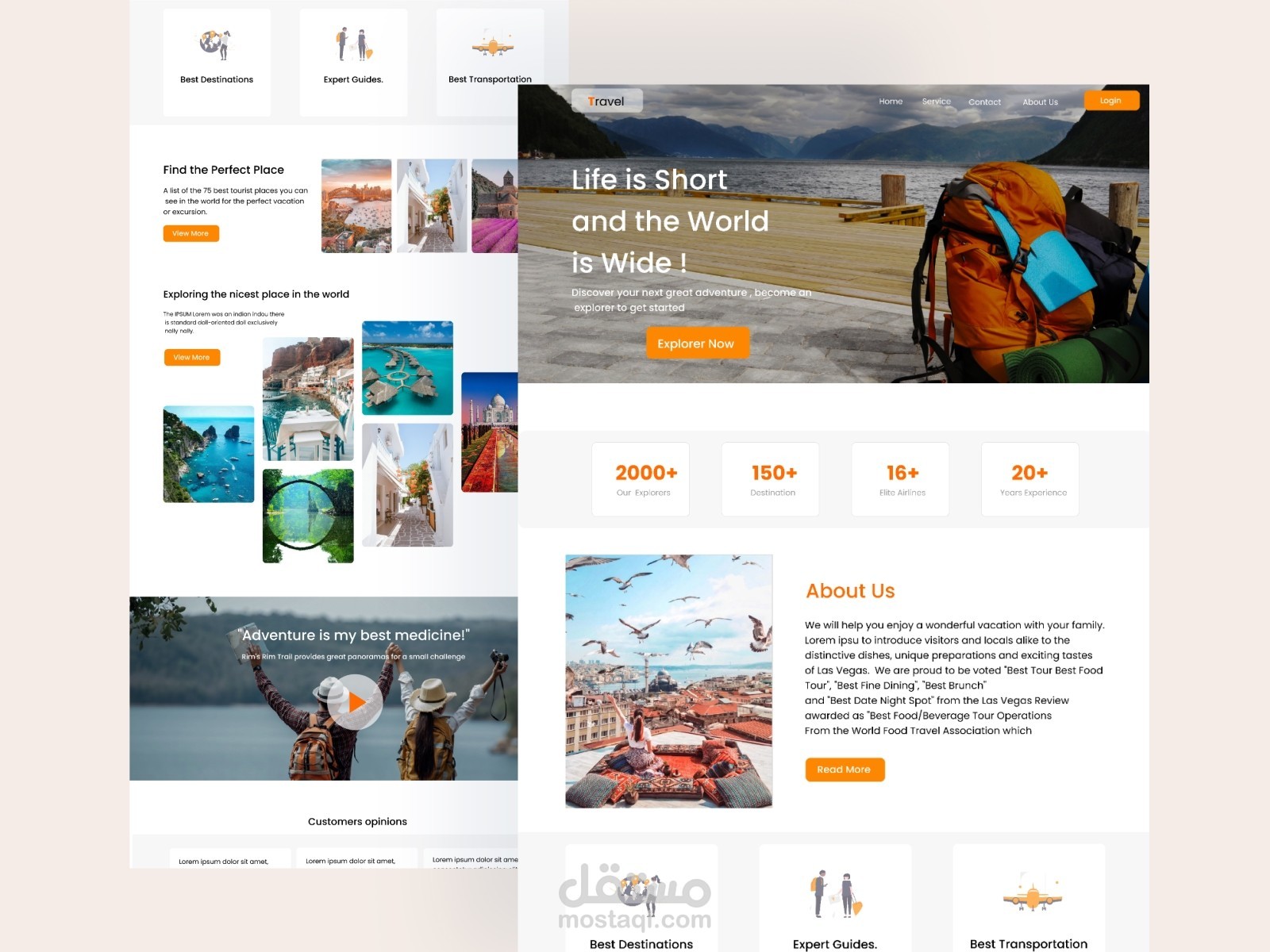 Travel LandingPage