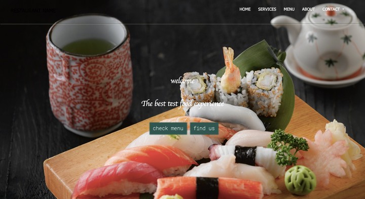 restaurant website